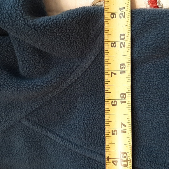 Columbia Women's Size L Dark Blue Fleece Zip Up Jacket - Picture 9 of 12
